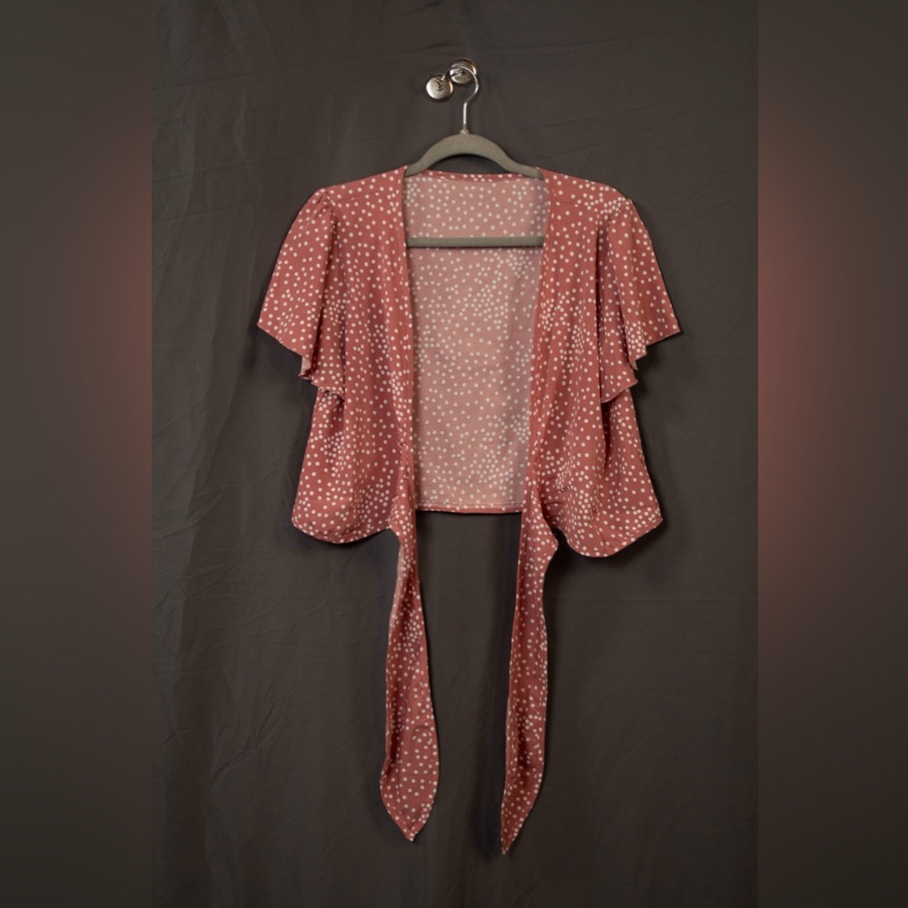 Poka-Dot Pink TIE Shirt